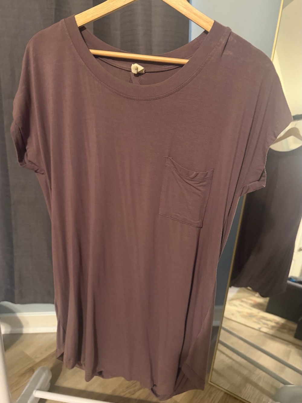 Women’s Relaxed Pocket T-Shirt Dress - Brown